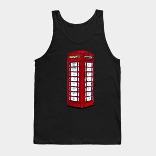 English phone box Tank Top